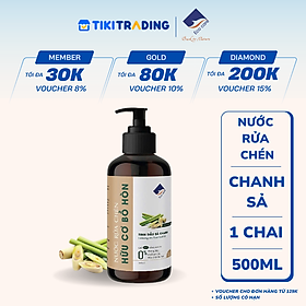 Nước rửa chén hữu cơ Bồ hòn Ecocare - Chai 500ml