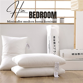 Mua Gối Khách Sạn 50x70cm Hin Home Bedding Gối Ngủ Ruột Gối Lông Vũ Nhân Tạo Cao Cấp Gối Nhật Bản