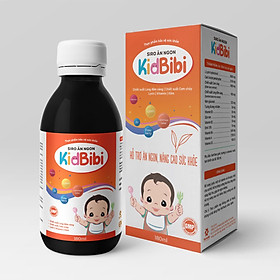 Siro ăn ngon KidBibi - Hỗ trợ bé hết biếng ăn, tăng cường sức đề kháng