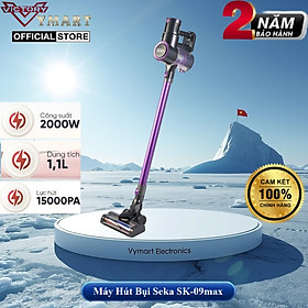 Mua Máy Hút Bụi Cầm Tay SEKA SK-09MAX PLUS Nâng Cấp Toàn Diện  Hút Bụi Lau Sàn  Tự Động Làm Sạch Con Lăn - Hàng Chính Hãng