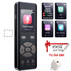 Mua ROGTZ - Máy Thu Âm Chuyên Nghiệp V3/A903 Màn hình TFT 1.44 inch Giao diện Type-C USB2.0 Thẻ TF (hỗ trợ tối đa 64G) Pin Polymer 3.7V 400mAh Lọc tạp âm Định dạng nhạc MP3/WAV/WMA/APE/FLAC Định dạng ghi MP3/WAV Phát nhạc 10-20h - Hàng Chính Hãng