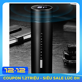 Bình nước giữ nhiệt có đen led báo nhiệt độ 500ml
