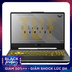 Laptop ASUS TUF Gaming A15 FA506IU-AL127T (AMD Ryzen 7 4800H/ 8GB DDR4 3200MHz/ 512GB SSD M.2 PCIE G3X2/ GTX 1660Ti 6GB GDDR6/ 15.6 FHD IPS, 144Hz/ Win10) - Hàng Chính Hãng