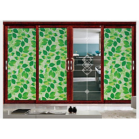 Mua Decal dán kính lá xanh - có keo sẵn khổ rộng 0 9m dài 3m