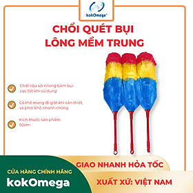 Mua Chổi Quét Bụi Lông Mềm kokOmega - Thông minh - Tiện Lợi - Hút Bụi Tốt