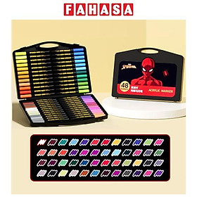 Hộp 48 Bút Lông Màu Acrylic Spider-Man - Ume A60190A1-48