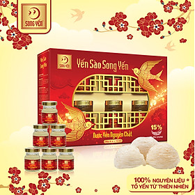 Nước Yến Nguyên Chất 15% Song Yến (Lốc 6 Lọ x 70ml)