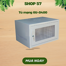 Tủ Mạng Treo Tường 06U D400 Famrack – Chính Hãng, Chuẩn Rack 19", Hàng Chất Lượng Cao
