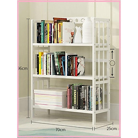 Mua RE0655.3 Giá Kệ sách gỗ 3 tầng sơn trắng 70cm - Kệ sách 3 tầng