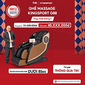 CHỈ GIAO MIỀN NAM | Ghế massage KINGSPORT G88 cao cấp con lăn 3D, hệ thống nhào ở bắp chân và con lăn bàn chân hiện đại