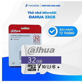 Mua  Hàng Chính Hãng  Thẻ nhớ Micro SD 32GB DAHUA dùng cho Camera tất cả các hãng CLASS 10 tốc độ 95MB/s