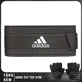 Đai lưng tập Gym chuyên nghiệp Adidas ADGB-1228 Tặng găng tay tập gym