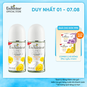 Combo 2 Lăn khử mùi trắng da Enchanteur Charming 50ml/ Chai