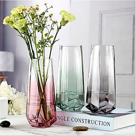 Mua Lọ hoa thủy tinh cao cấp Lady độc đáo trang trí nhà cửa văn phòng cao 22cm