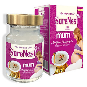 HỘP 6 HŨ YẾN SÀO CAO CẤP SURENEST DÀNH CHO PHỤ NỮ MANG THAI VÀ CHO CON BÚ