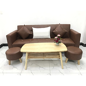 Mua Bộ ghế sofa giường 2mx90 sofa bed tay vịn phòng khách linco8 sopha