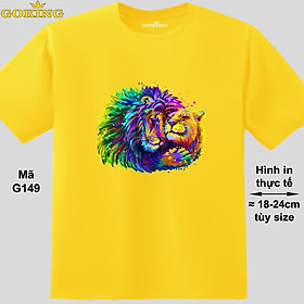 SƯ TỬ, mã G149. Áo thun siêu đẹp cho cả gia đình. Form unisex cho nam nữ, trẻ em, bé trai gái. Quà tặng ý nghĩa cho bố mẹ, con cái, bạn bè, doanh nghiệp, hội nhóm