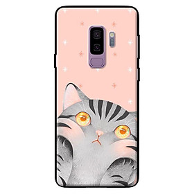 Ốp in cho Samsung Galaxy S9 Plus Mèo Hồng - Hàng chính hãng