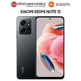 Điện Thoại Xiaomi Redmi Note 12 4GB/128GB - Hàng Chính Hãng - Xám Thạch Anh