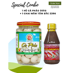 COMBO 01 HŨ CÀ PHÁO 365G + 01 CHAI MẮM TÔM BẮC 220G