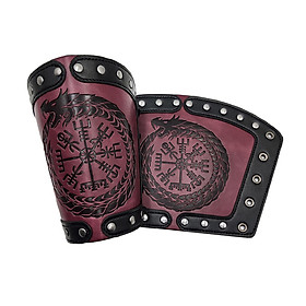 Arm Bracers Embossed Men Women Arm Guards for Photo Props Cosplay Accessories Fancy Dress