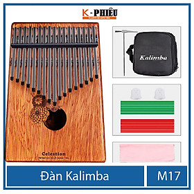 Mua Đàn kalimba 17 phím chính hãng âm thanh tựa đàn piano đàn hạc không tịt nốt sử dụng bằng ngón tay cái tặng Hướng dẫn sử dụng TONIC KALIMBA -M18