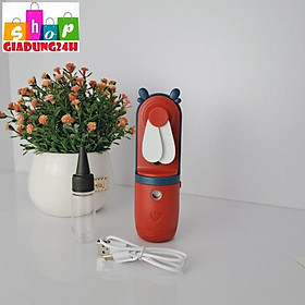 {HOT NHẤT 2021}Quạt Mini Phun Sương Nano Tạo Độ Ẩm-Quạt Mini Cầm Tay Xịt Khoáng Màu Sắc Siêu Xinh