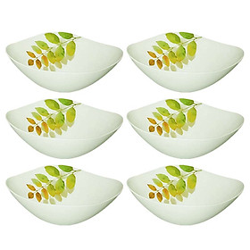 Mua Bộ 6 Chén Thủy Tinh Vuông 115 La Opala Diva Ivory A.S  LAPQ115QAS