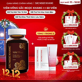 Viên Uống Sắc Ngọc Khang ++ chống lão hóa da, giảm nám, tàn nhang cao cấp (Hộp 60 Viên)