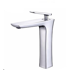 Sen cây tắm nóng lạnh vuông đồng mạ crom