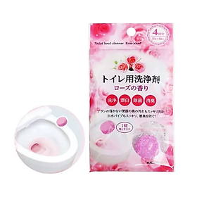 Hình ảnh Viên tẩy rửa khử mùi bồn cầu , ống thoát nước chống khuẩn hương hoa hồng Nội địa Nhật Bản