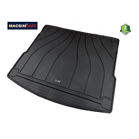 Thảm lót cốp xe ô tô Porsche Macan 2014+ nhãn hiệu Macsim 3W chất liệu TPE cao cấp màu đen