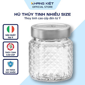 Hũ thuỷ tinh nắp vặn Bormioli Delivery 300ml & 700ml, cất trữ ngũ cốc, bánh kẹo, mứt trái cây