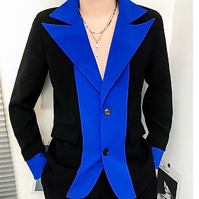 Áo Blazer ,Áo Blazer Nam phối màu tinh  tế,thời thượng,phong cách thời trang,hàng thiết kế cao cấp n44