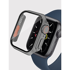 Mua Ốp Case PC Kính Cường Lực Dành Cho Apple Watch Series 4-8/ SE Kiểu Dáng Ultra Curved Glass - Hàng Chính Hãng