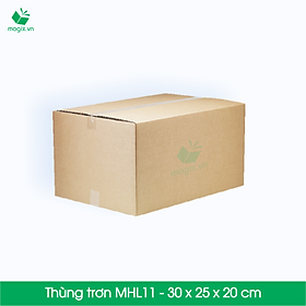 MHL11 - 30 x 25 x 20 cm - 20 Thùng hộp carton trơn