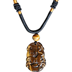Mặt Dây Chuyền 12 Con Giáp Đá Mắt Hổ Ngọc Quý Gemstones