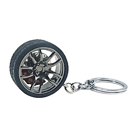 Tire Keychain Wheel Tyre Auto Keychain Metal Personality Keyfob Creative Unique Automobile High Quality Accessory Car Key Chain Gifts Lovers