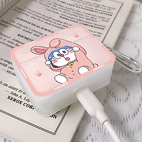 Mua Ốp Bảo Vệ Tai Nghe ipods 3/ ipods pro/ ipods 1/2 Với Họa Tiết Doraemon Cosplay - Hàng Nhập Khẩu