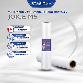 Túi Hút Chân Không Mặt Nhám Crénot Joice M5 Bảo Quản Thực Phẩm An Toàn 1 Cuộn 500cm