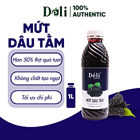 Mứt dâu tằm pha chế Déli -  chai 1L