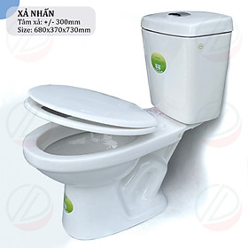 Mua Bồn Cầu 2 Khối Minh Long - Nhiều lựa chọn xả gạt  xả 1 nhấn  2 nhấn