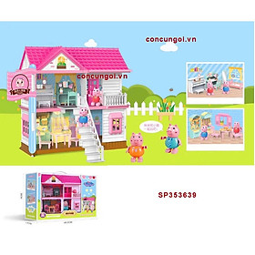 Hộp nội thất nhà heo Peppa 2 con , 9955 (hộp) - SP353639