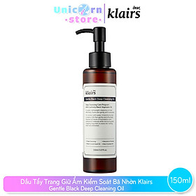 Dầu Tẩy Trang Dear Klairs Gentle Black Deep Cleaning Oil