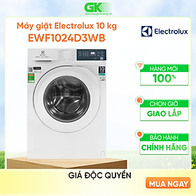 Máy giặt Electrolux Inverter 10kg EWF1024D3WB - Chỉ giao HCM