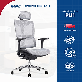 Mua Ghế công thái học Ergonomic GOVI Plato PL11 - Tựa đầu điều chỉnh độ cao  tựa tay 3D nâng hạ  mâm ghế ngả 90-135 độ