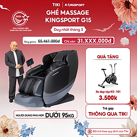 CHỈ GIAO MIỀN BẮC | Ghế massage KINGSPORT Standard G15 công nghệ mới Kingtech Touch Pro, massage kéo giãn toàn thân