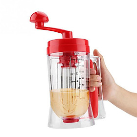 Portable Hand-held Manual Pancake Cupcake Batter Dispenser Blender Machine Baking Tool Kitchen Tools