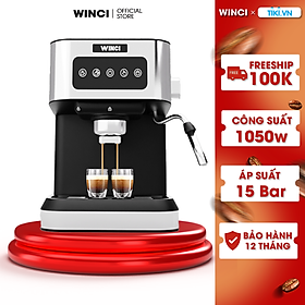 Máy pha cafe tự động Espresso, cafe sữa, cafe bọt WINCI-KF3000, Hàng Nhập Khẩu.