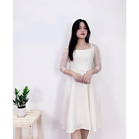 Đầm Babydoll ren xoè 2 lớp hàng thiết kế cao cấp phù hợp đi làm đi chơi